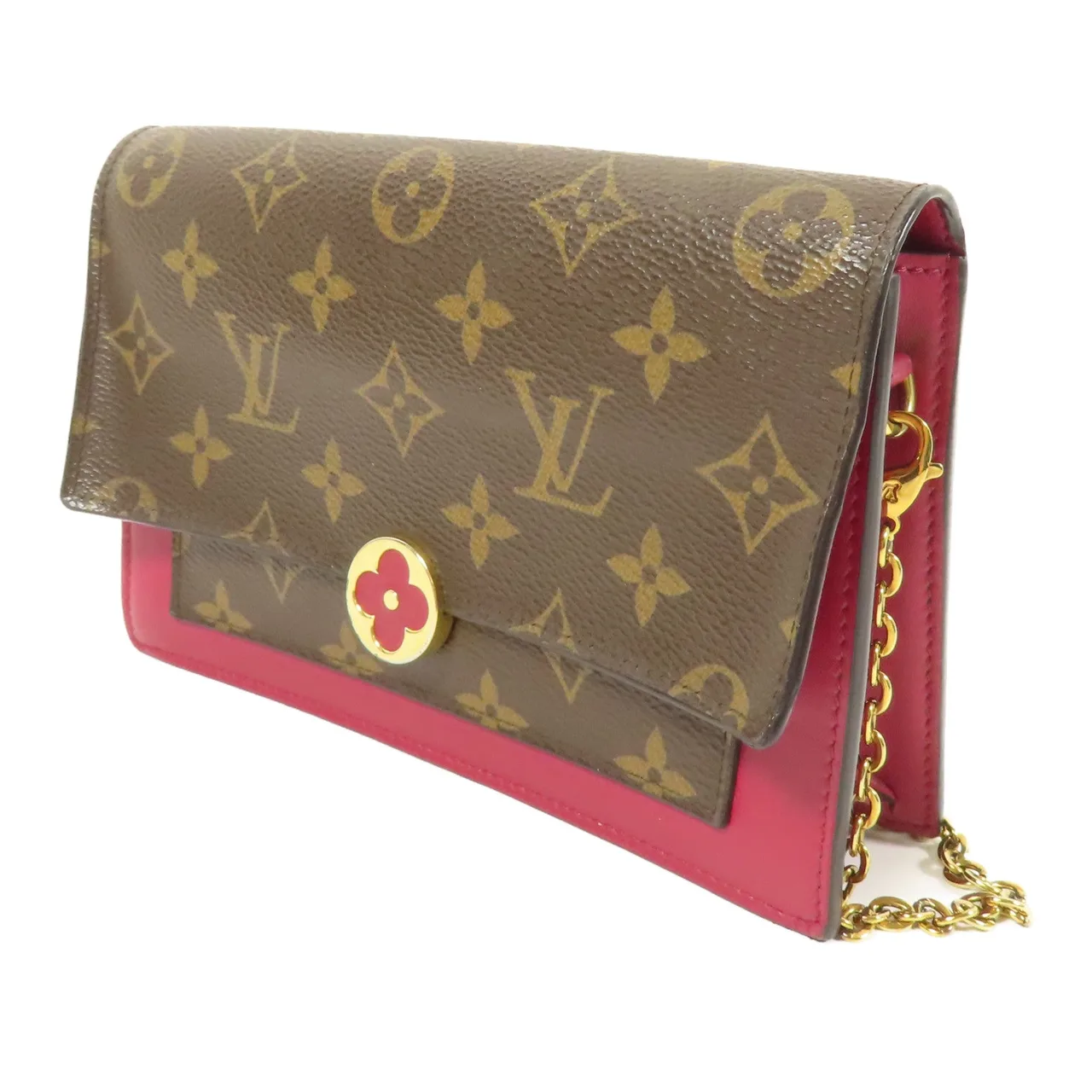 LOUIS VUITTON M69578 Shoulder Bag Coated Canvas 棕色 / 紅色 / Brown/Red Coated Canvas Rank B - Thumbnail 3