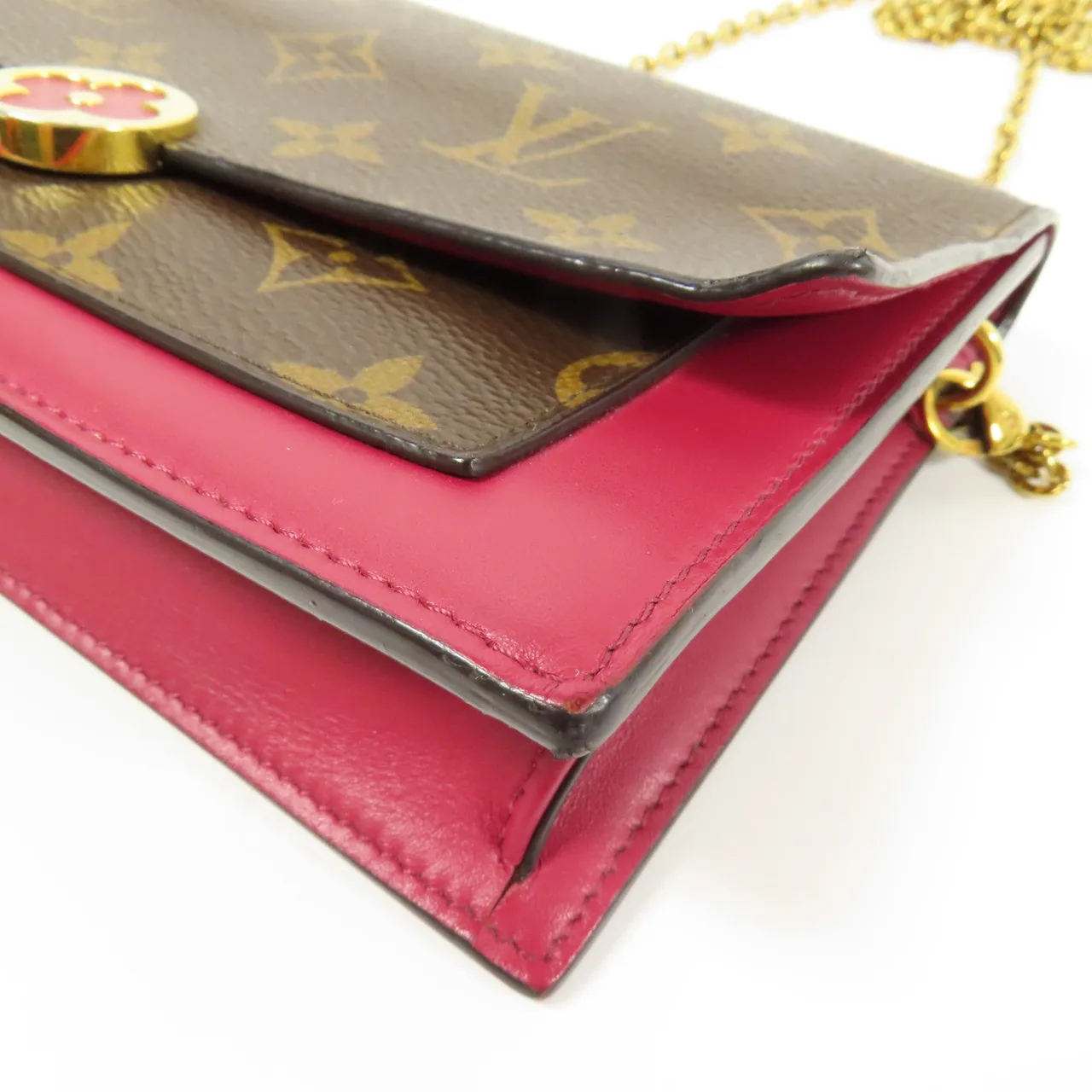 LOUIS VUITTON M69578 Shoulder Bag Coated Canvas 棕色 / 紅色 / Brown/Red Coated Canvas Rank B - Thumbnail 6