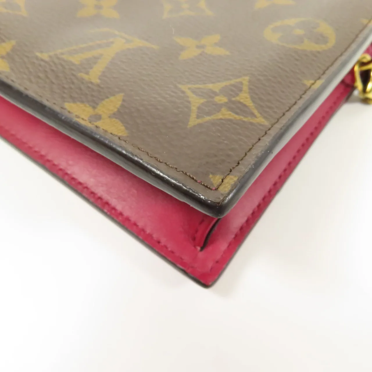 LOUIS VUITTON M69578 Shoulder Bag Coated Canvas 棕色 / 紅色 / Brown/Red Coated Canvas Rank B - Thumbnail 8
