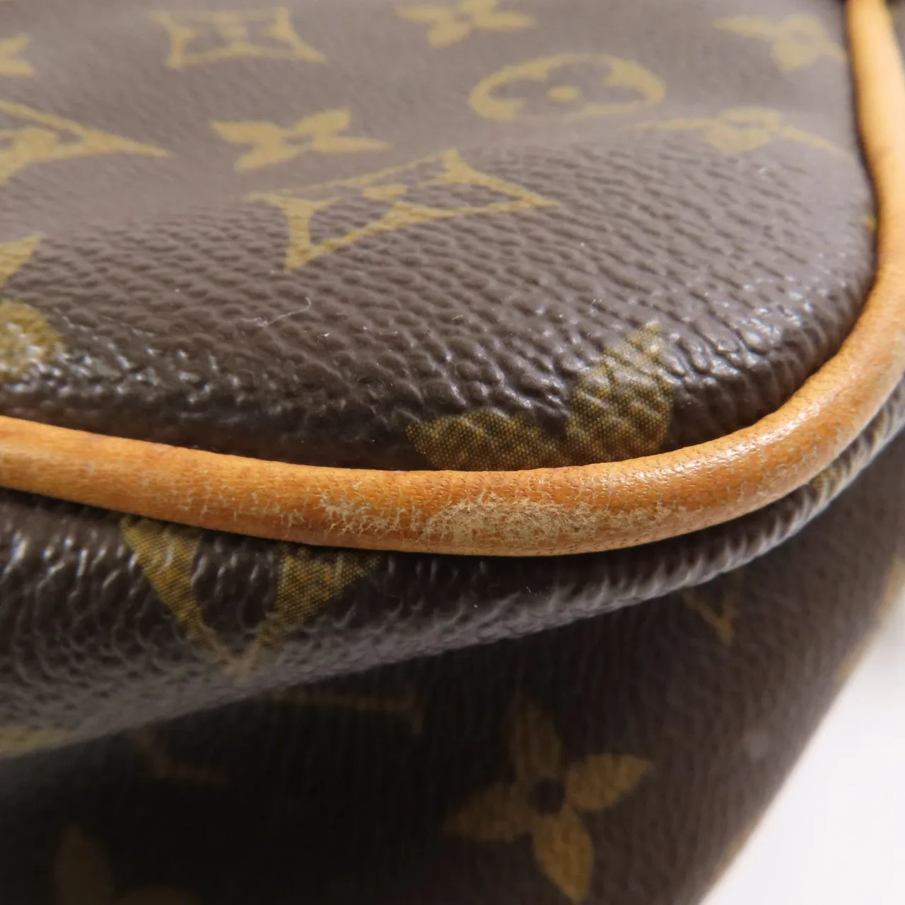 LOUIS VUITTON Hudson M40027 肩背包 塗層帆布 棕色 / Brown/Marron 塗層帆布 中古品B - 縮圖 10