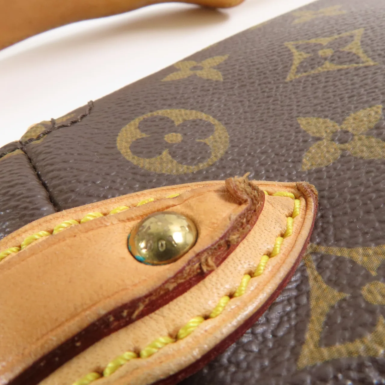 LOUIS VUITTON Hudson M40027 肩背包 塗層帆布 棕色 / Brown/Marron 塗層帆布 中古品B - 縮圖 12