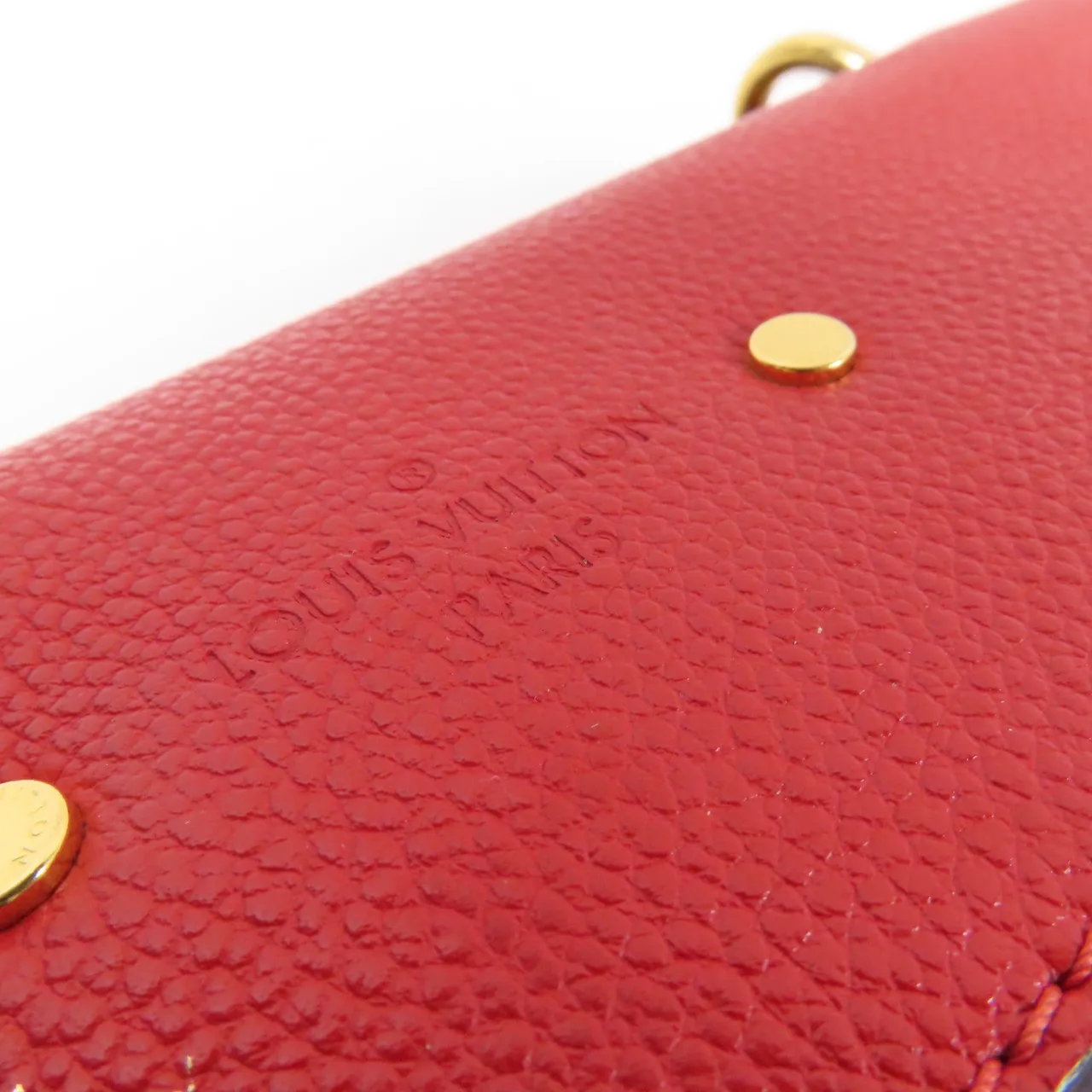 LOUIS VUITTON Saint Placide M43713 肩背包 塗層帆布 棕色 / Brown/Red 塗層帆布 中古品A - 縮圖 12