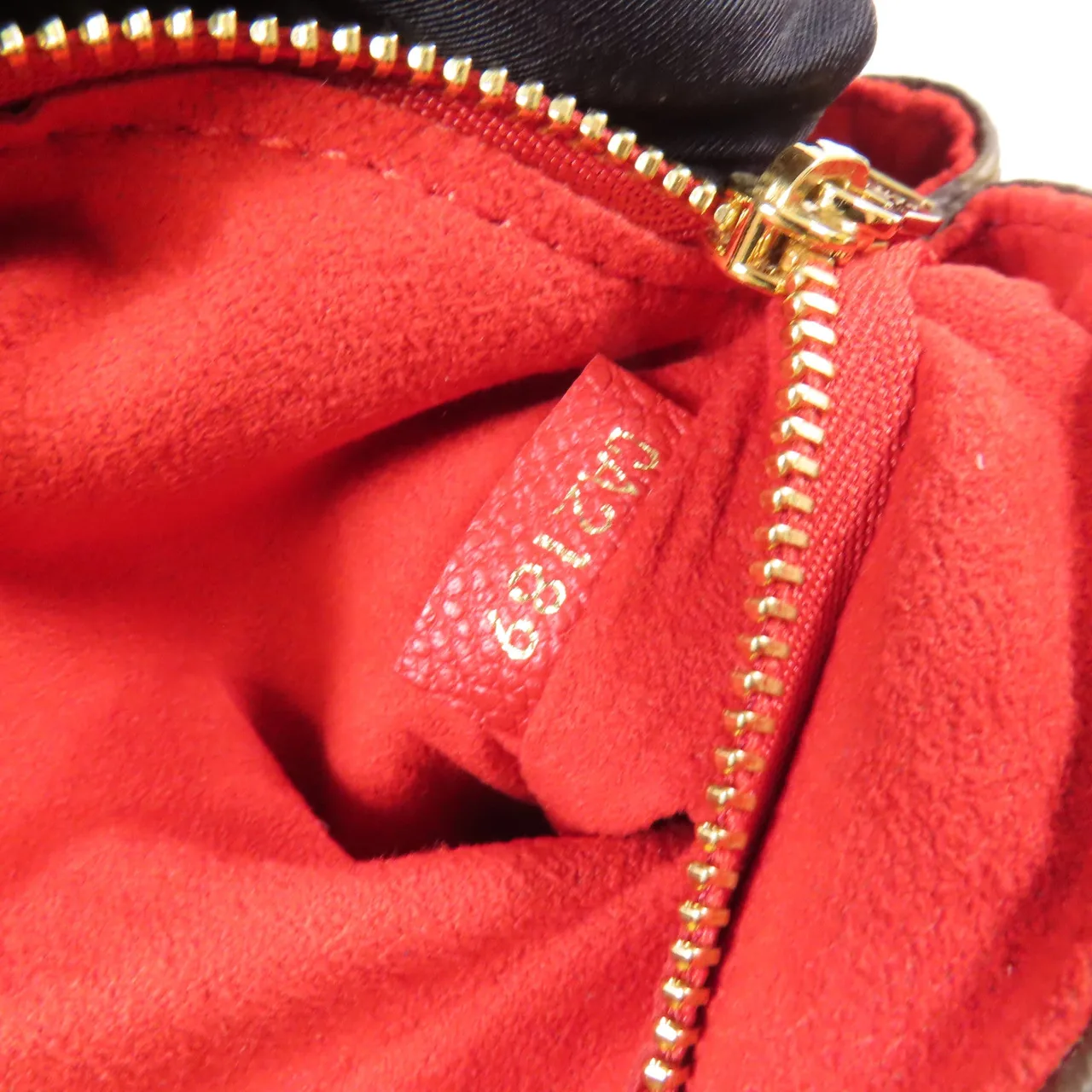 LOUIS VUITTON Saint Placide M43713 肩背包 塗層帆布 棕色 / Brown/Red 塗層帆布 中古品A - 縮圖 16