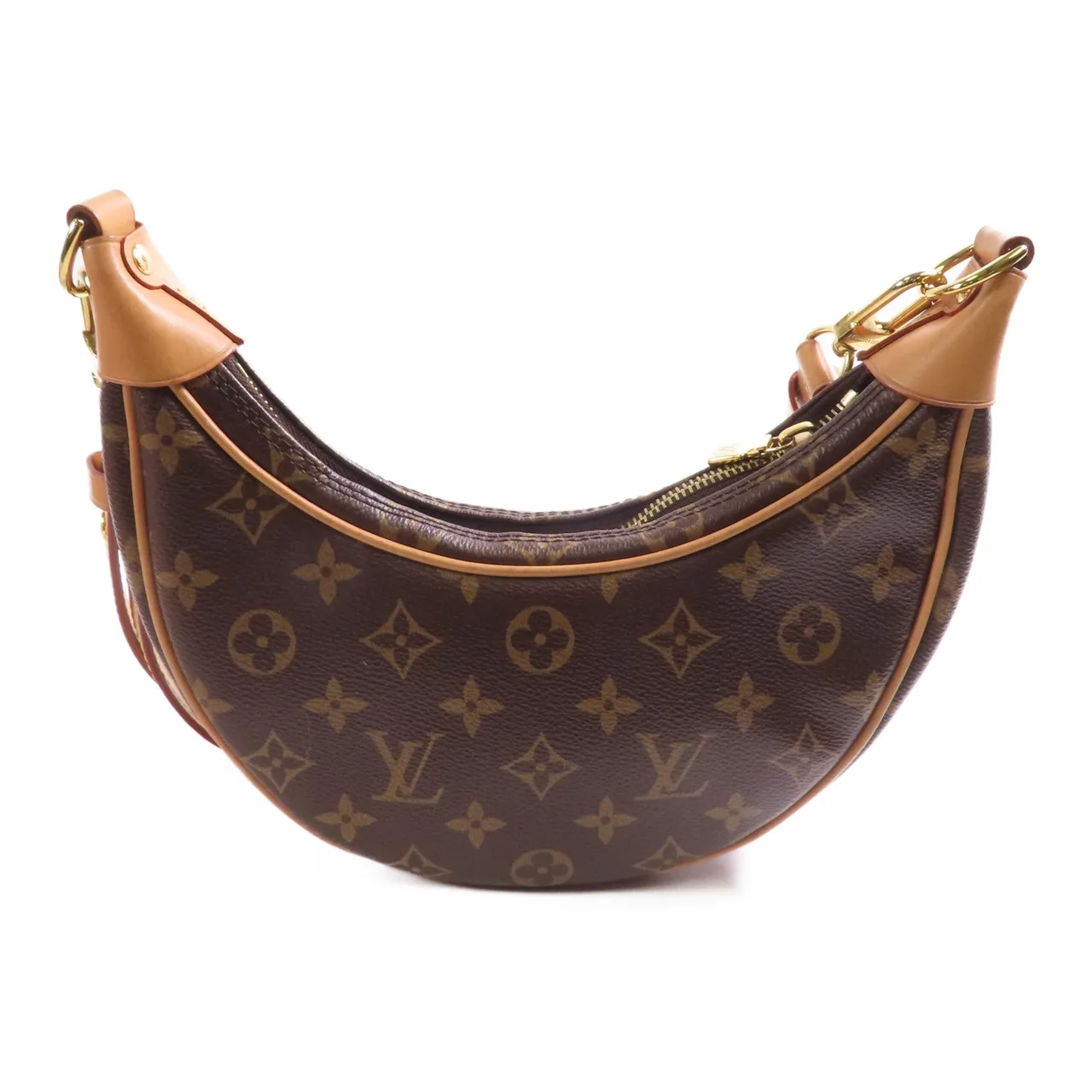LOUIS VUITTON Loop M81098 兩用包 塗層帆布 棕色 / Brown/Marron 塗層帆布 中古品A - 縮圖 2