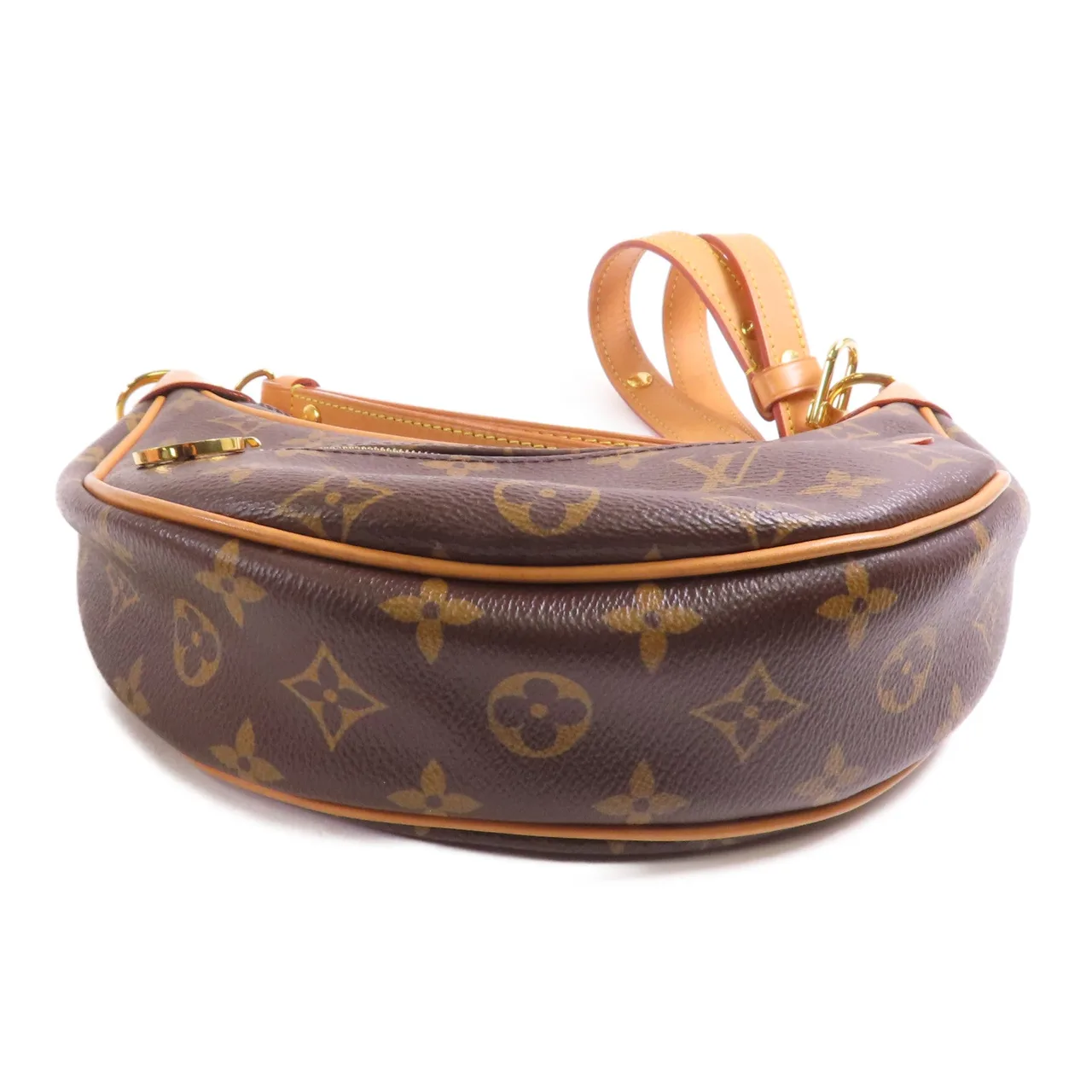 LOUIS VUITTON Loop M81098 兩用包 塗層帆布 棕色 / Brown/Marron 塗層帆布 中古品A - 縮圖 4