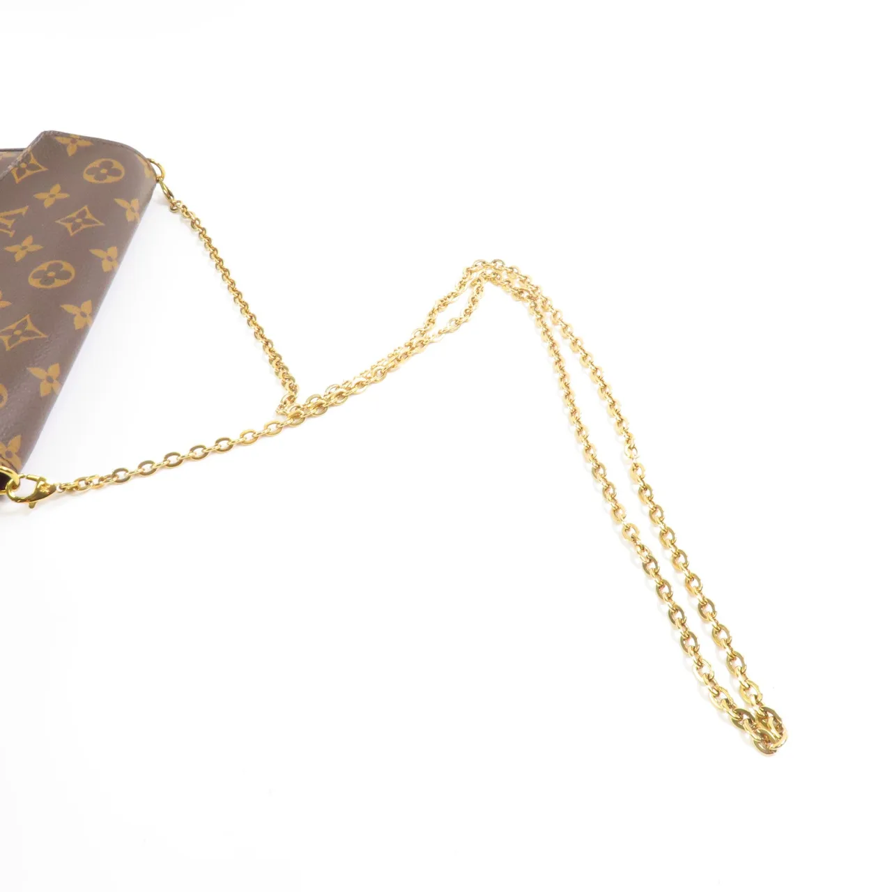 LOUIS VUITTON Felicie M61276 肩背包 塗層帆布 棕色 / Brown 塗層帆布 中古品A - 縮圖 6