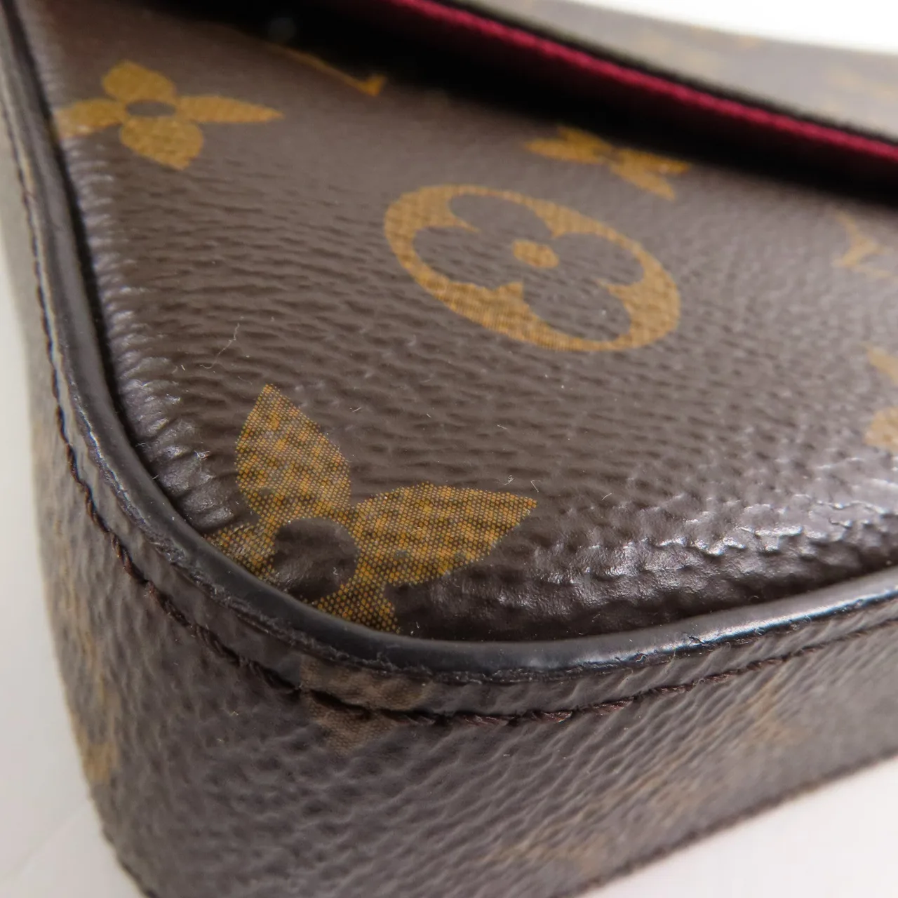 LOUIS VUITTON Felicie M61276 肩背包 塗層帆布 棕色 / Brown 塗層帆布 中古品A - 縮圖 7