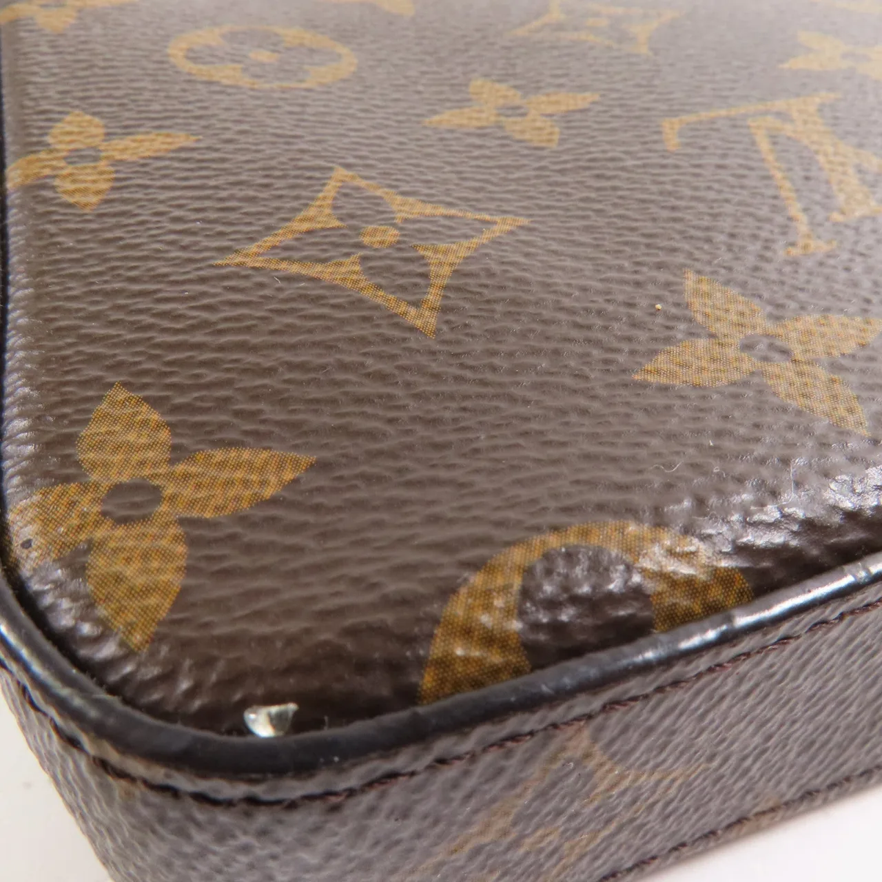 LOUIS VUITTON Felicie M61276 肩背包 塗層帆布 棕色 / Brown 塗層帆布 中古品A - 縮圖 10