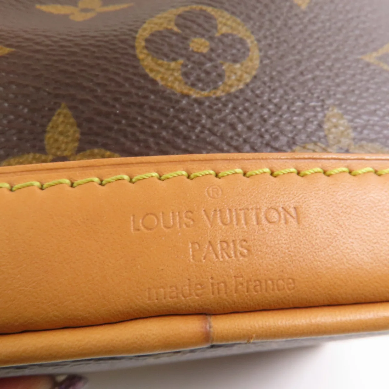 LOUIS VUITTON Nano Noe M81266 兩用包 塗層帆布 棕色 / Brown/Marron 塗層帆布 中古品A - 縮圖 12