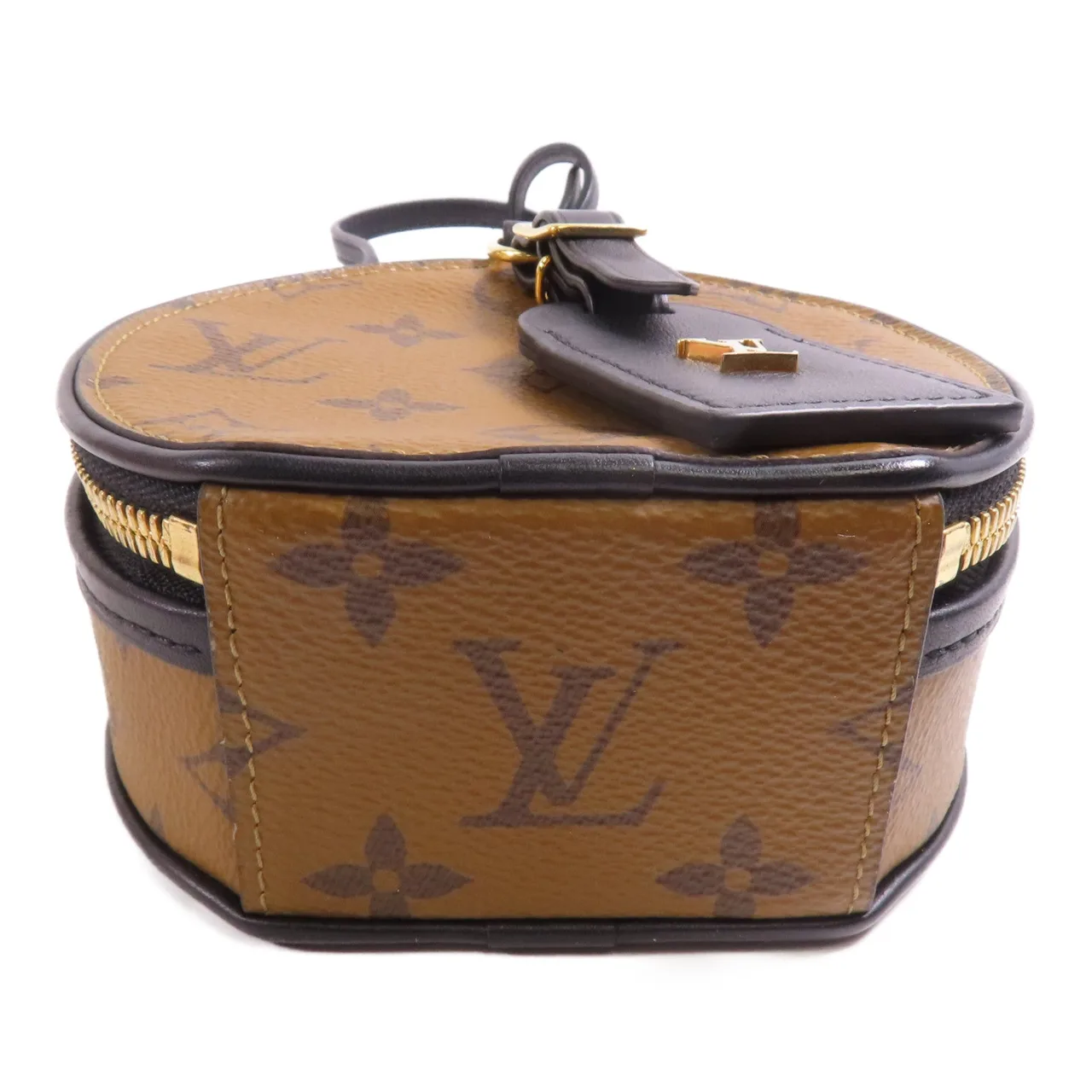 LOUIS VUITTON Boite Chapeau M68276 肩背包 塗層帆布 棕色 / Marron/Black 塗層帆布 中古品A - 縮圖 4