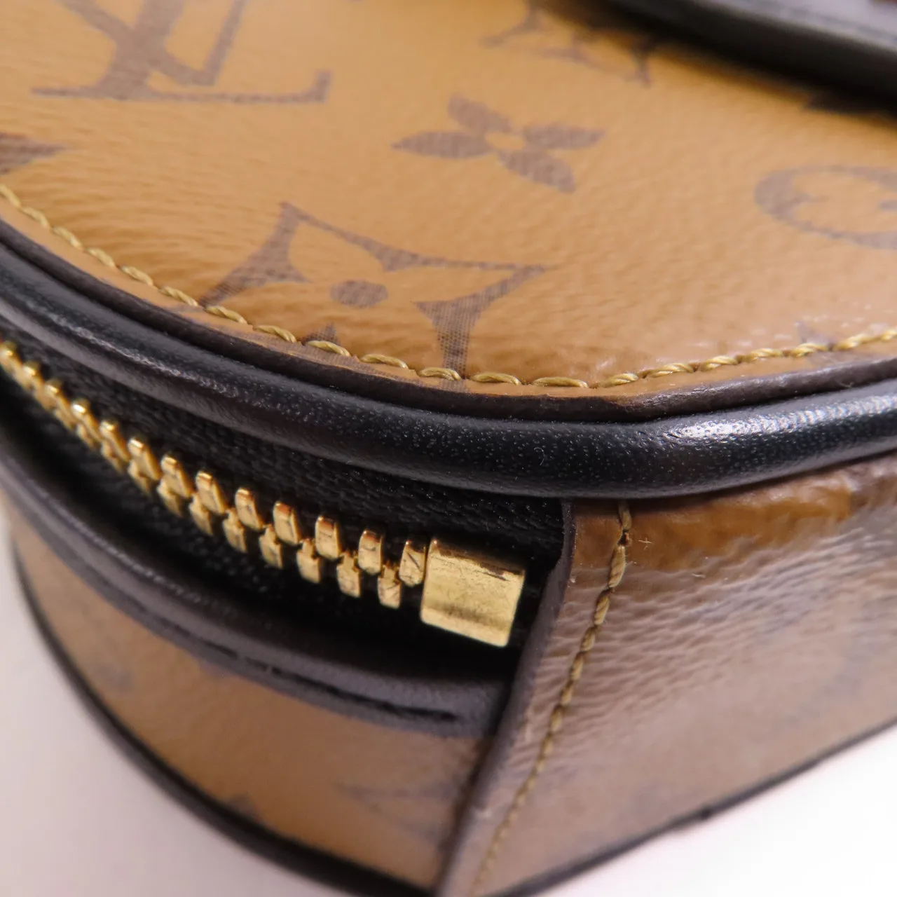 LOUIS VUITTON Boite Chapeau M68276 肩背包 塗層帆布 棕色 / Marron/Black 塗層帆布 中古品A - 縮圖 6