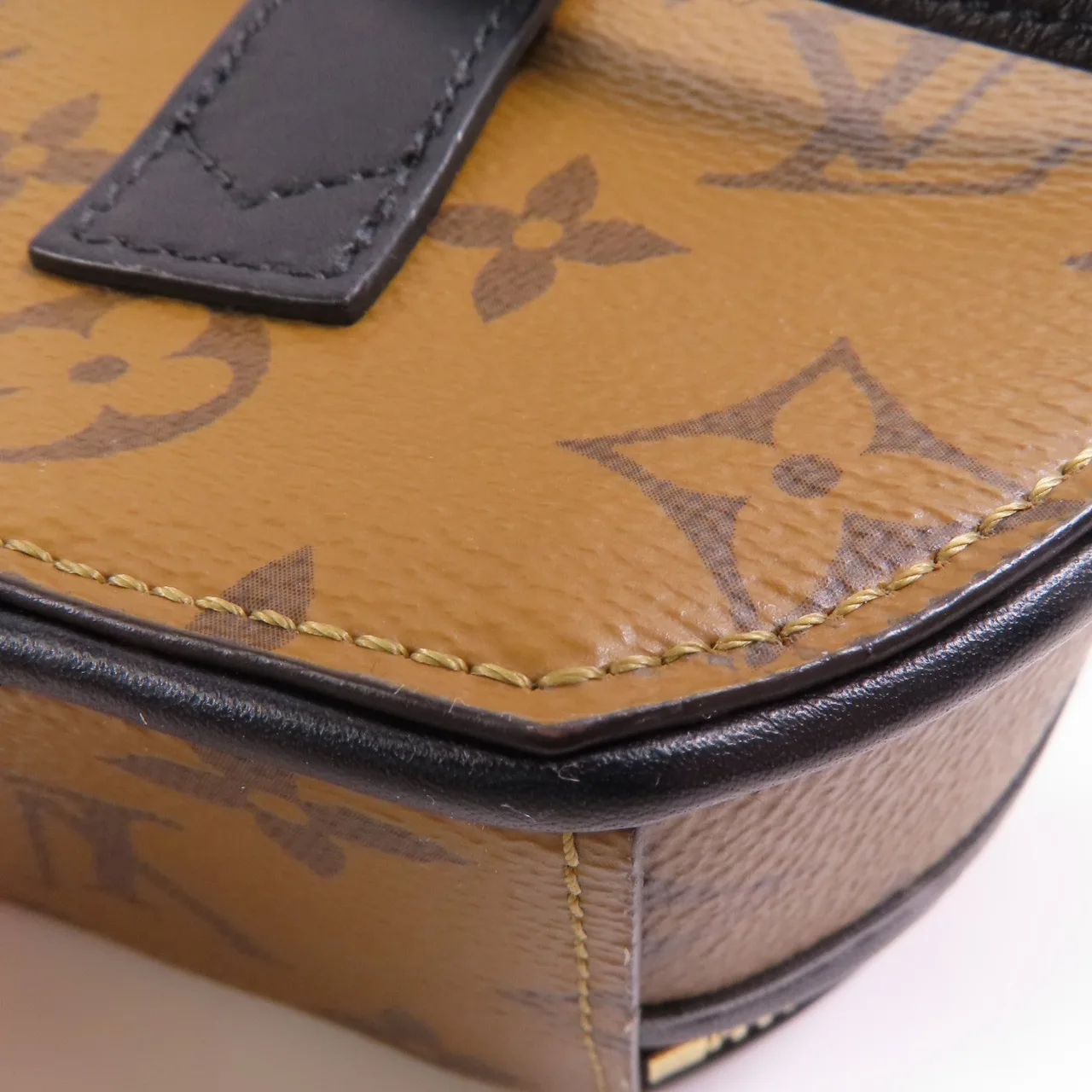 LOUIS VUITTON Boite Chapeau M68276 肩背包 塗層帆布 棕色 / Marron/Black 塗層帆布 中古品A - 縮圖 8