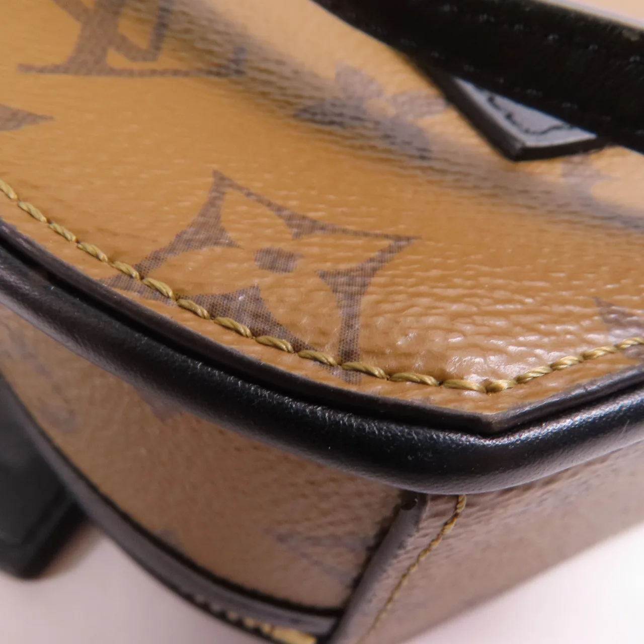 LOUIS VUITTON Boite Chapeau M68276 肩背包 塗層帆布 棕色 / Marron/Black 塗層帆布 中古品A - 縮圖 9