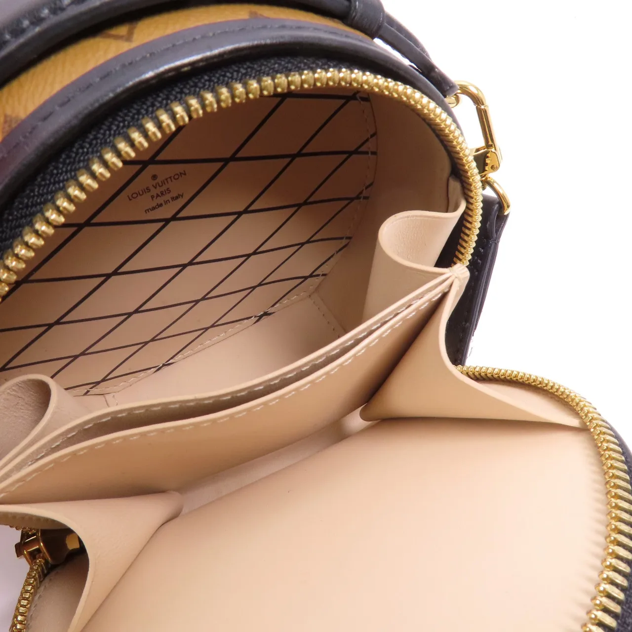 LOUIS VUITTON Boite Chapeau M68276 肩背包 塗層帆布 棕色 / Marron/Black 塗層帆布 中古品A - 縮圖 11