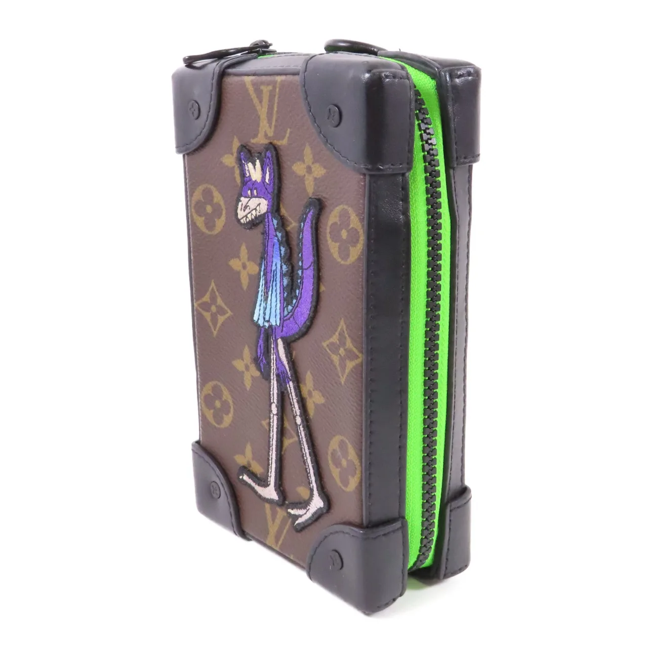 LOUIS VUITTON Soft Trunk M80144 肩背包 塗層帆布 棕色 / Brown 塗層帆布 中古品A - 縮圖 3