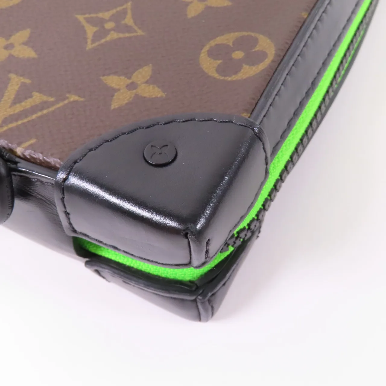 LOUIS VUITTON Soft Trunk M80144 肩背包 塗層帆布 棕色 / Brown 塗層帆布 中古品A - 縮圖 8