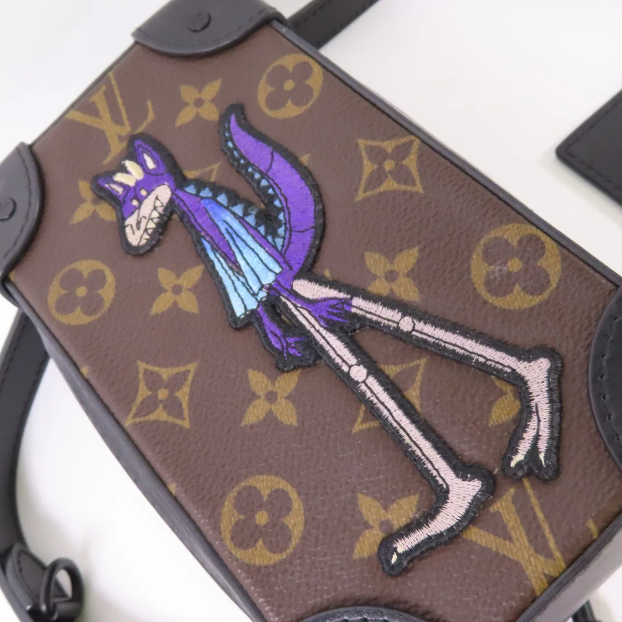 LOUIS VUITTON Soft Trunk M80144 肩背包 塗層帆布 棕色 / Brown 塗層帆布 中古品A - 縮圖 11