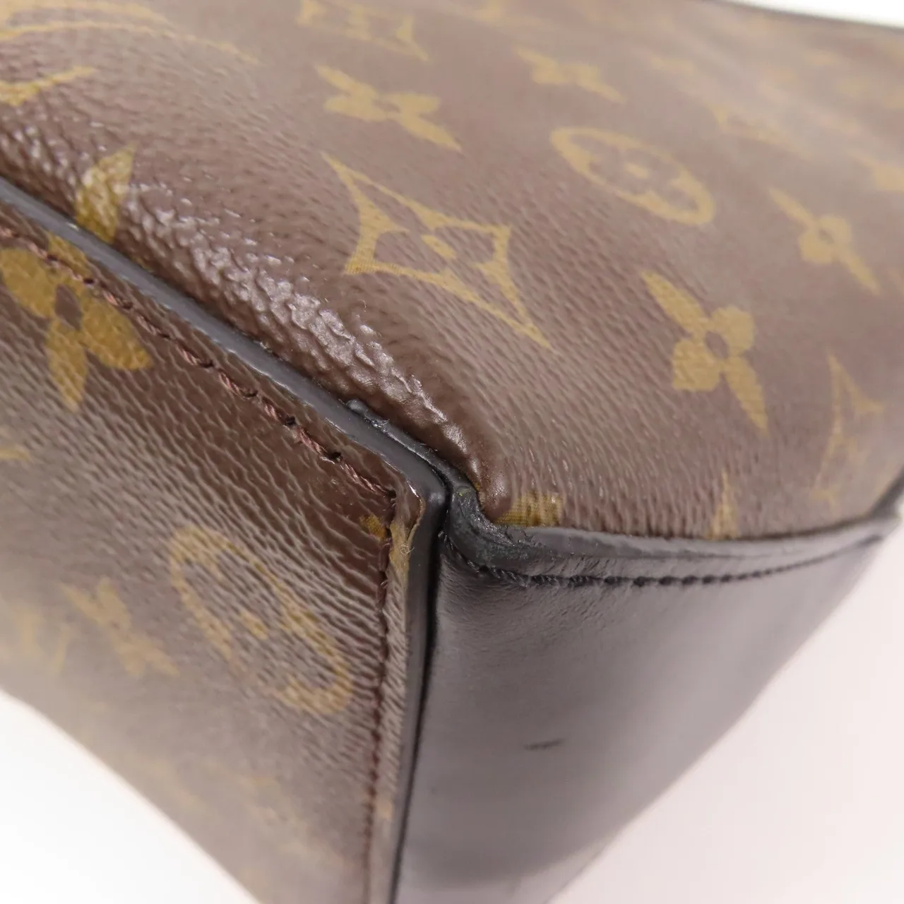 LOUIS VUITTON M45733 兩用包 塗層帆布 棕色 / Brown 塗層帆布 中古品A - 縮圖 6