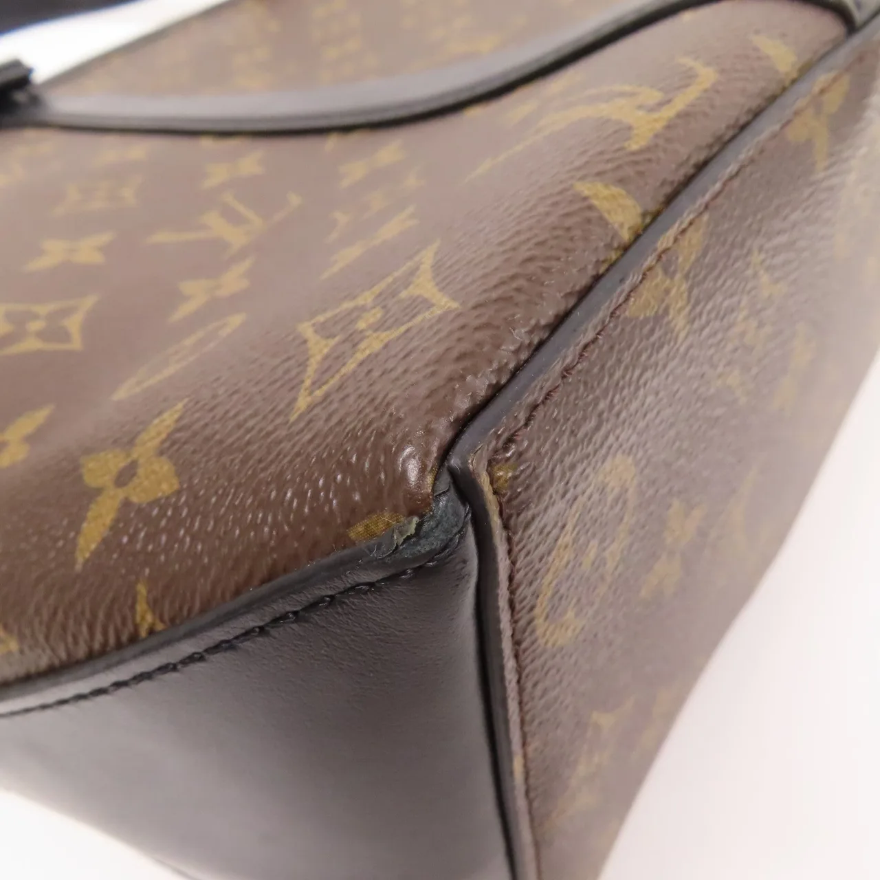 LOUIS VUITTON M45733 兩用包 塗層帆布 棕色 / Brown 塗層帆布 中古品A - 縮圖 7