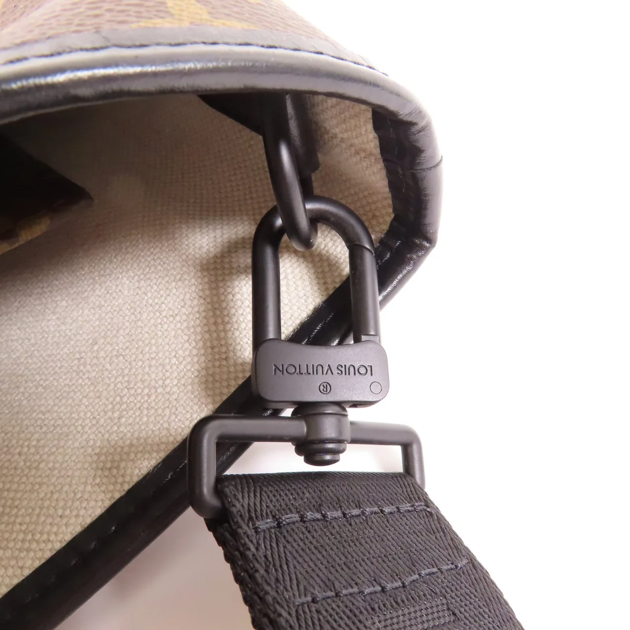 LOUIS VUITTON M45733 兩用包 塗層帆布 棕色 / Brown 塗層帆布 中古品A - 縮圖 11