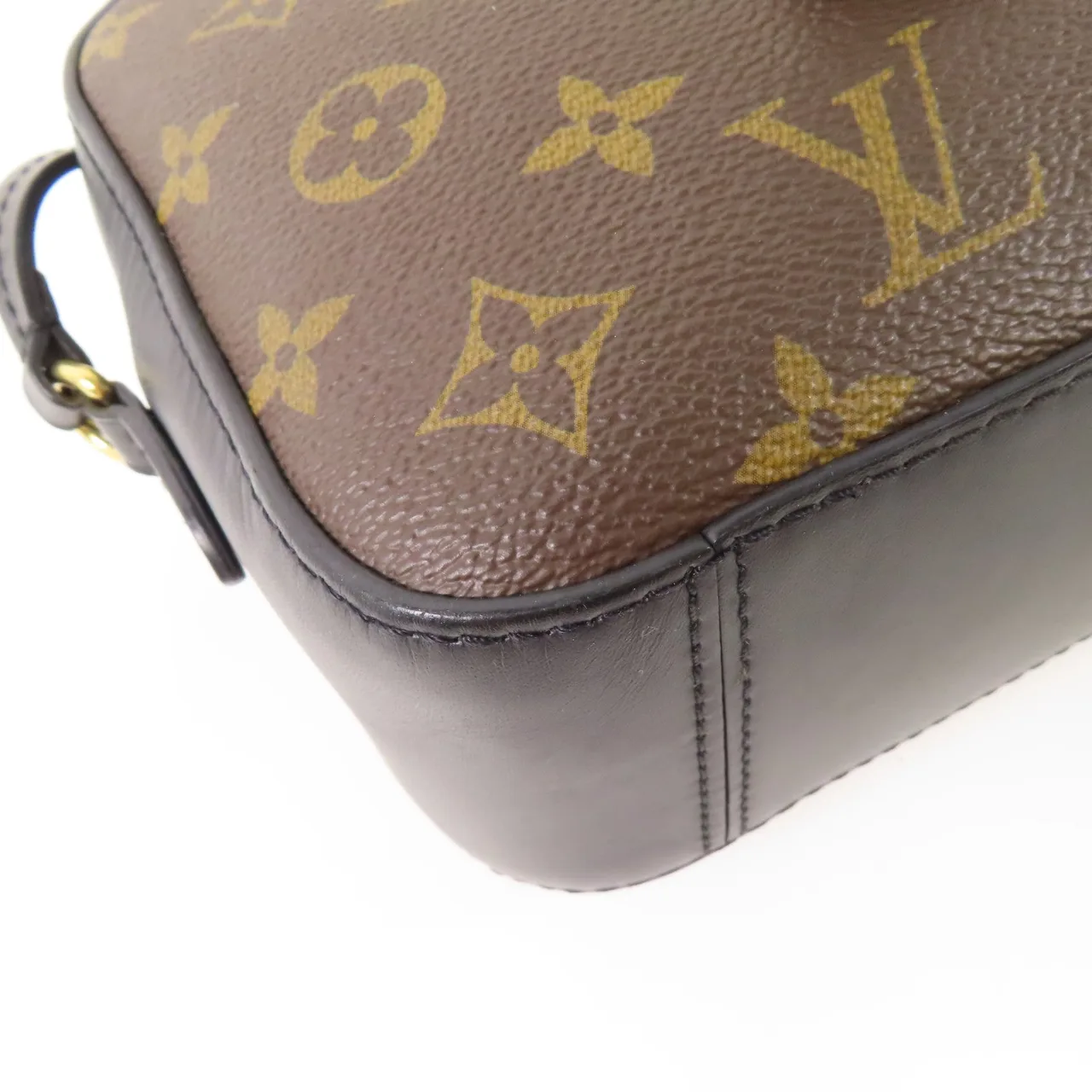 LOUIS VUITTON Saintonge M43555 兩用包 塗層帆布 棕色 / Brown/Black 塗層帆布 中古品B - 縮圖 5