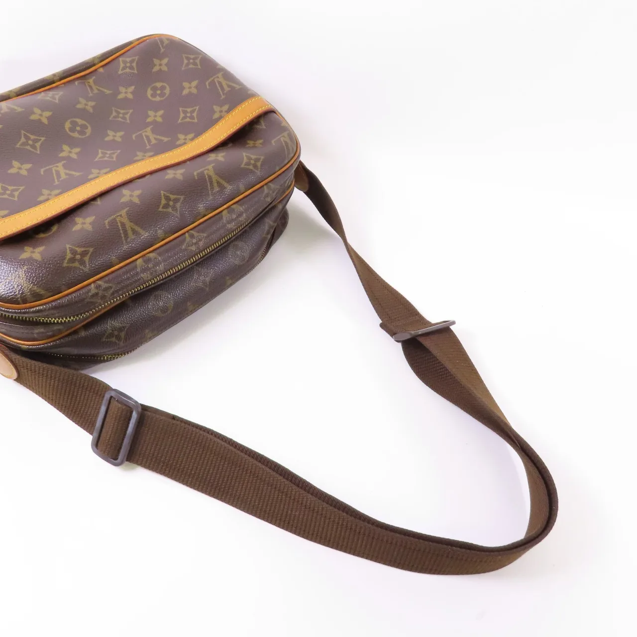 LOUIS VUITTON Reporter M45254 肩背包 塗層帆布 棕色 / Brown 塗層帆布 中古品B - 縮圖 9