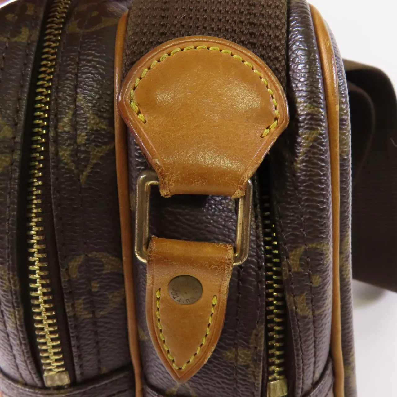 LOUIS VUITTON Reporter M45254 肩背包 塗層帆布 棕色 / Brown 塗層帆布 中古品B - 縮圖 10