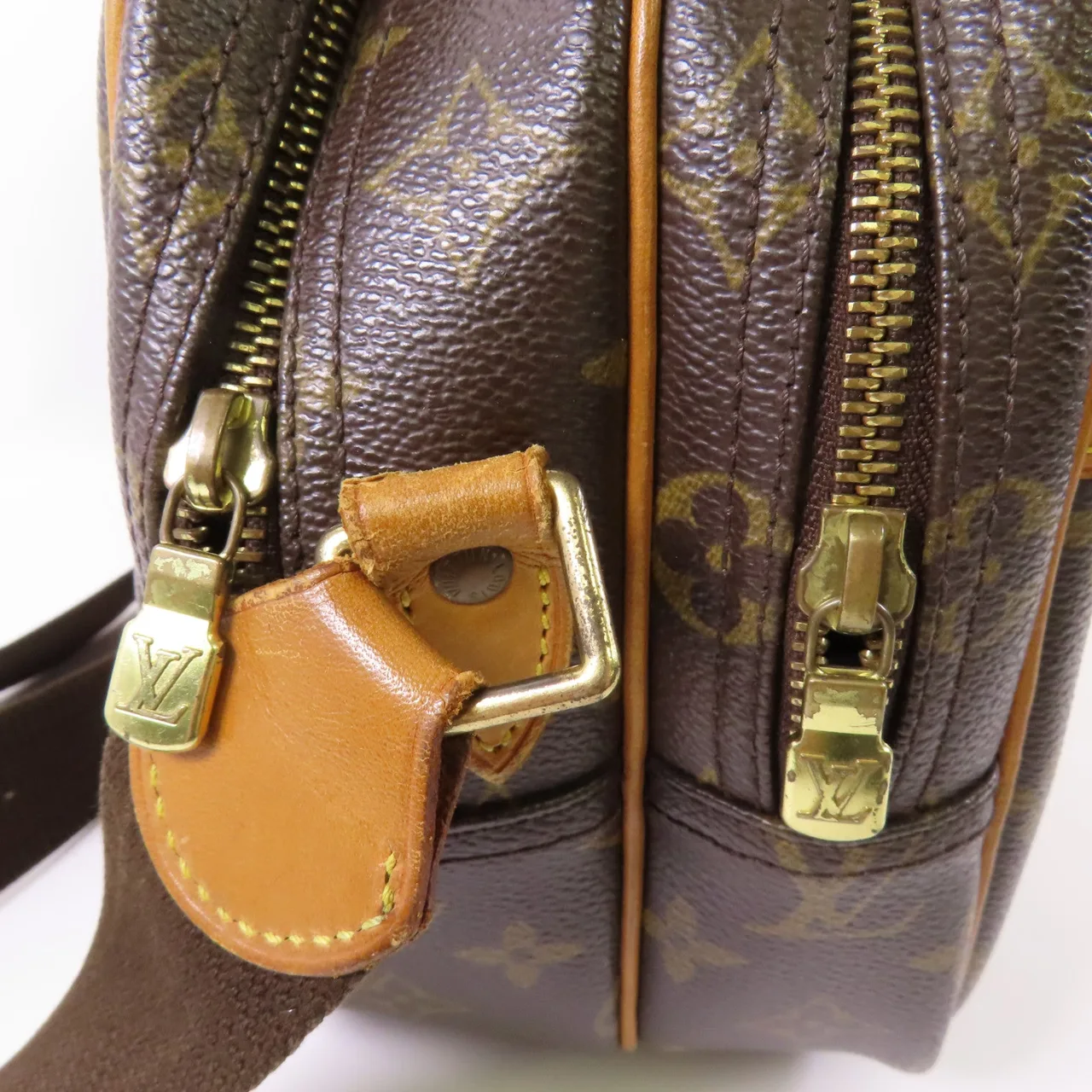 LOUIS VUITTON Reporter M45254 肩背包 塗層帆布 棕色 / Brown 塗層帆布 中古品B - 縮圖 11