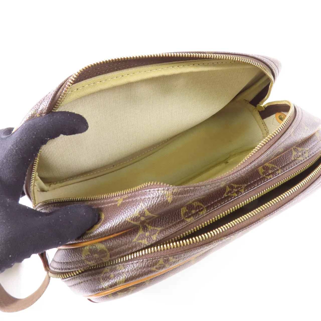 LOUIS VUITTON Reporter M45254 肩背包 塗層帆布 棕色 / Brown 塗層帆布 中古品B - 縮圖 13