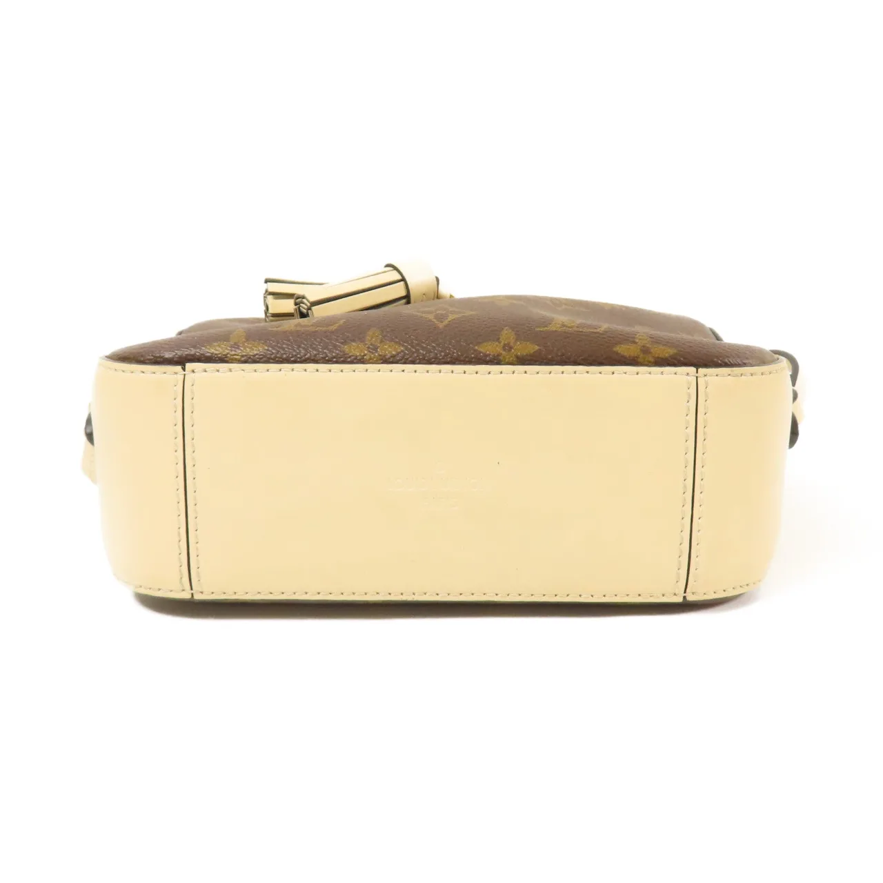 LOUIS VUITTON Saintonge M43559 兩用包 塗層帆布 棕色 / 白色 / Brown/Beige 塗層帆布 中古品B - 縮圖 4