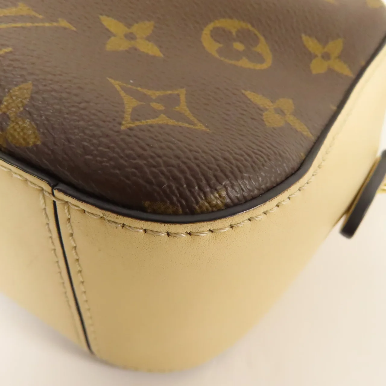 LOUIS VUITTON Saintonge M43559 兩用包 塗層帆布 棕色 / 白色 / Brown/Beige 塗層帆布 中古品B - 縮圖 10