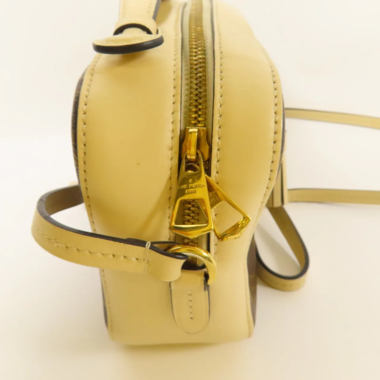 LOUIS VUITTON Saintonge M43559 兩用包 塗層帆布 棕色 / 白色 / Brown/Beige 塗層帆布 中古品B - 縮圖 14