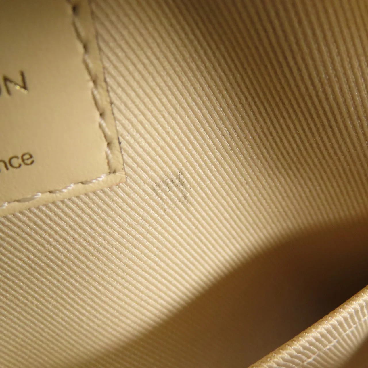 LOUIS VUITTON Saintonge M43559 兩用包 塗層帆布 棕色 / 白色 / Brown/Beige 塗層帆布 中古品B - 縮圖 17