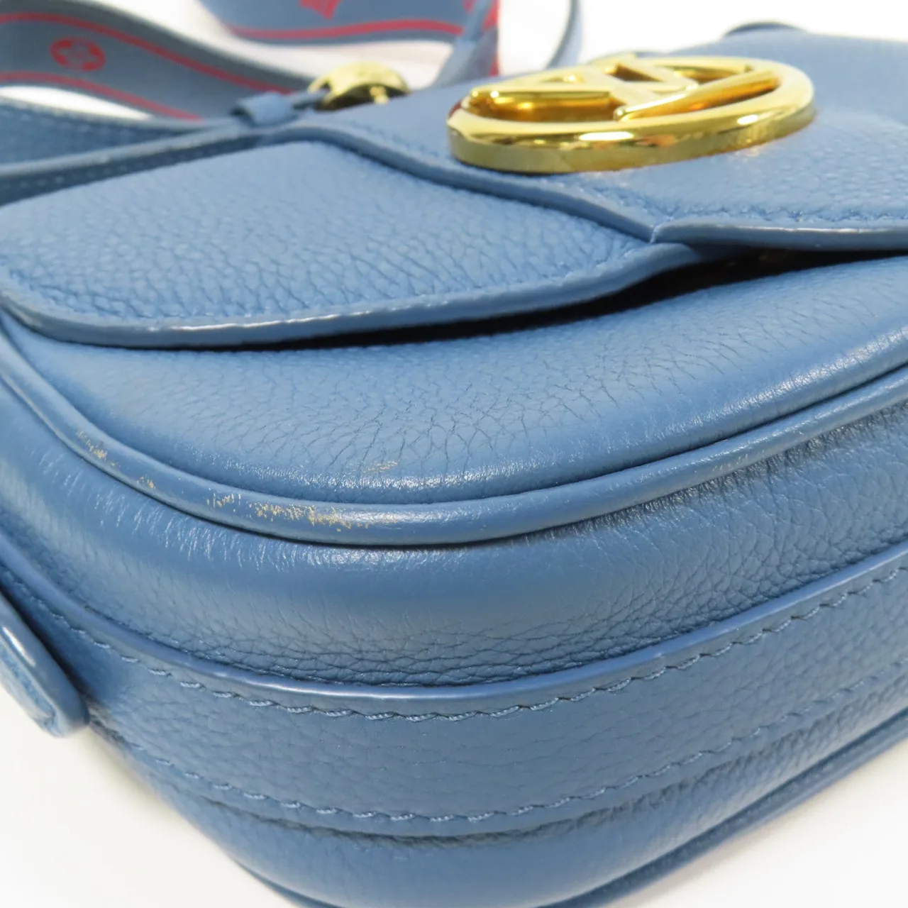 LOUIS VUITTON Pont 9 M58964 肩背包 牛皮 藍色 / Blue 牛皮 中古品A - 縮圖 10