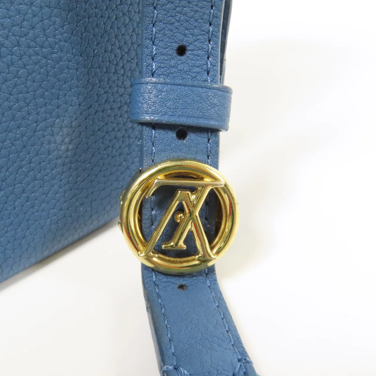 LOUIS VUITTON Pont 9 M58964 肩背包 牛皮 藍色 / Blue 牛皮 中古品A - 縮圖 16