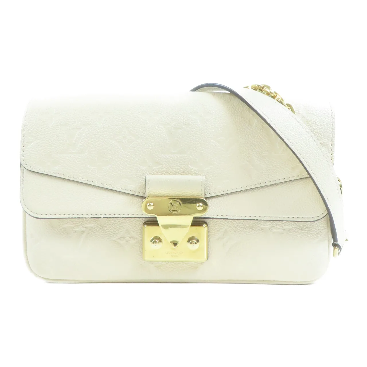 LOUIS VUITTON Marceau M46201 Shoulder Bag Calfskin 白色 / Cream
