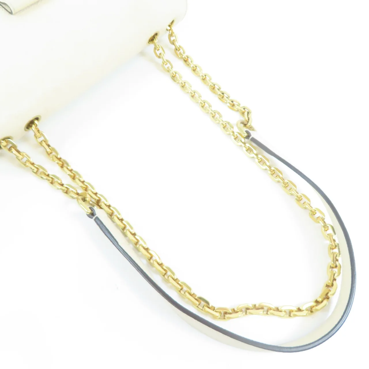 LOUIS VUITTON Marceau M46201 肩背包 牛皮 白色 / Cream 牛皮 中古品B - 縮圖 7