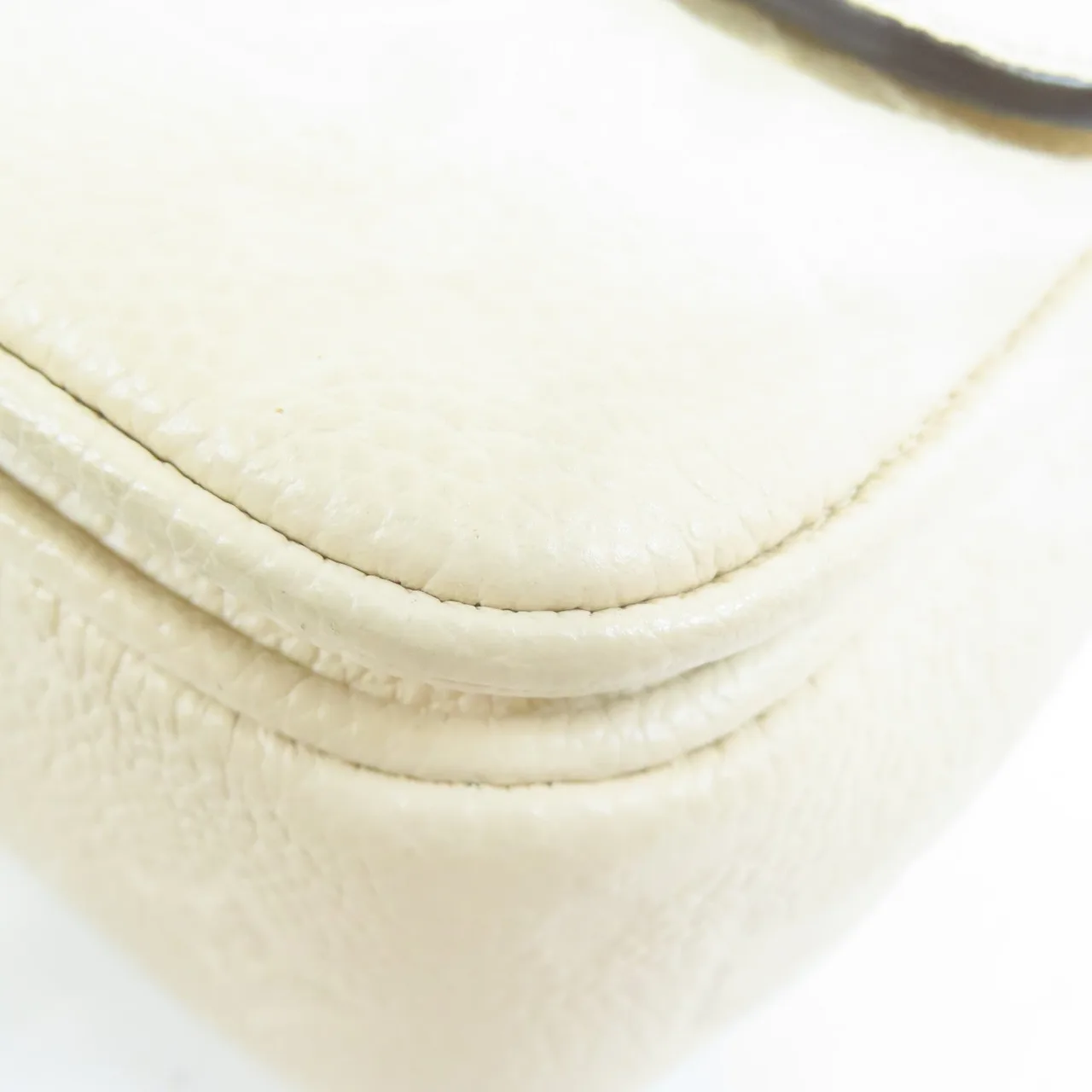 LOUIS VUITTON Marceau M46201 肩背包 牛皮 白色 / Cream 牛皮 中古品B - 縮圖 8