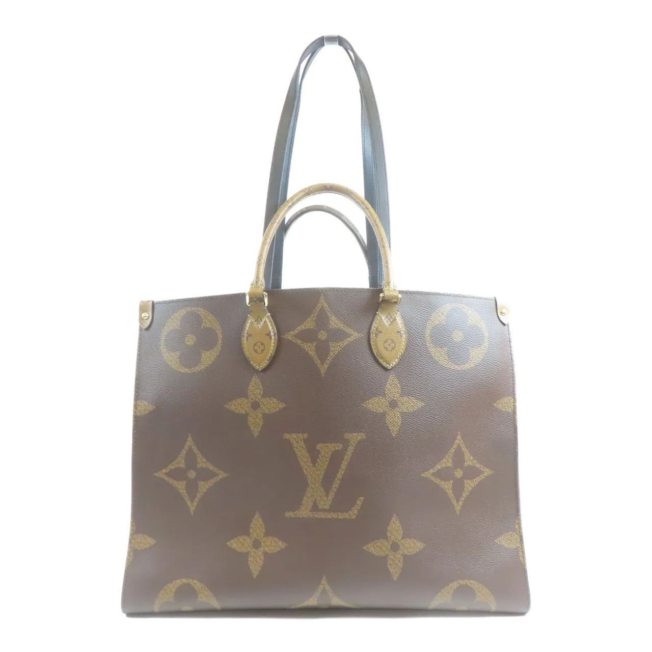 LOUIS VUITTON OnTheGo M45320 兩用包 塗層帆布 棕色 / Brown/Marron