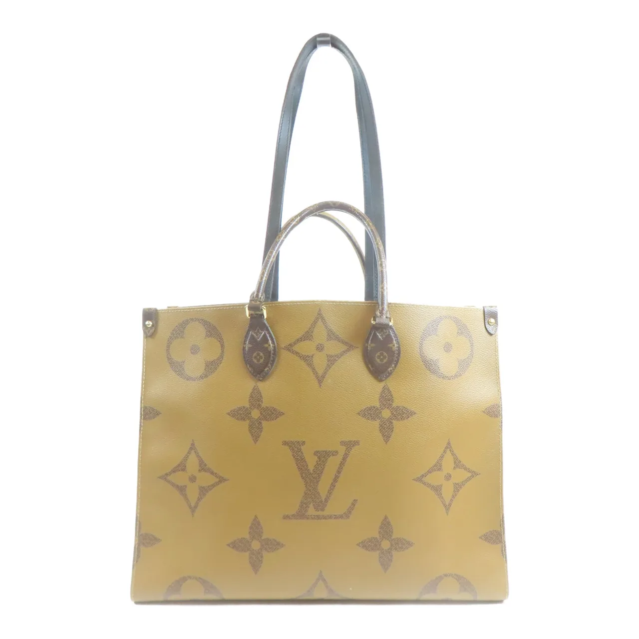 LOUIS VUITTON OnTheGo M45320 兩用包 塗層帆布 棕色 / Brown/Marron 塗層帆布 中古品A - 縮圖 2