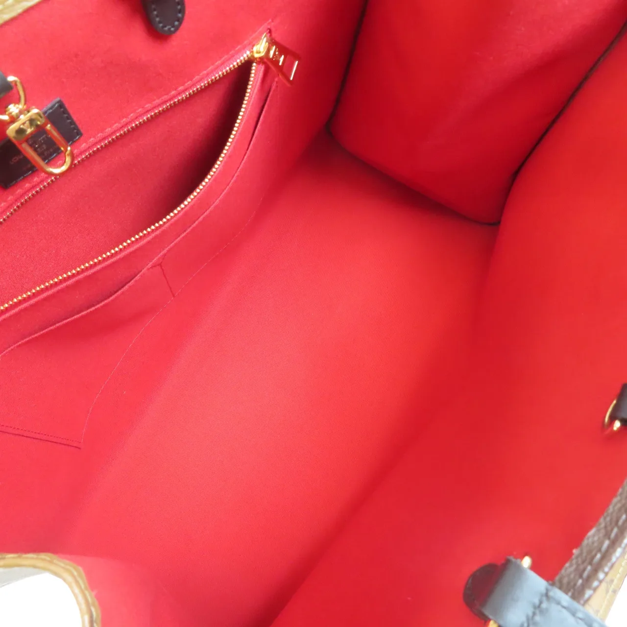 LOUIS VUITTON OnTheGo M45320 兩用包 塗層帆布 棕色 / Brown/Marron 塗層帆布 中古品A - 縮圖 5