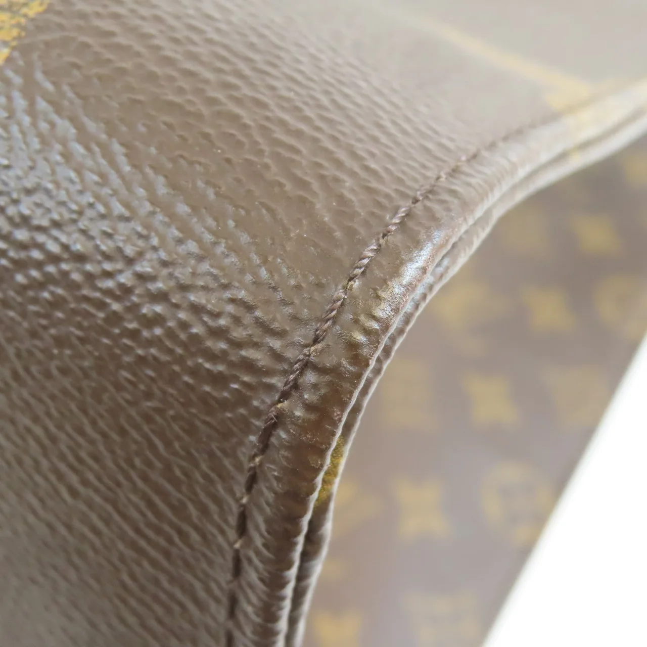 LOUIS VUITTON OnTheGo M45320 兩用包 塗層帆布 棕色 / Brown/Marron 塗層帆布 中古品A - 縮圖 8