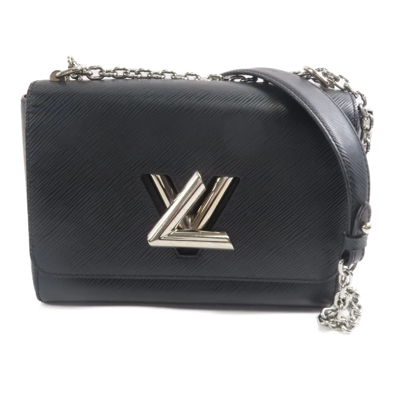 LOUIS VUITTON Twist M56530 Shoulder Bag Calfskin 黑色 / Black