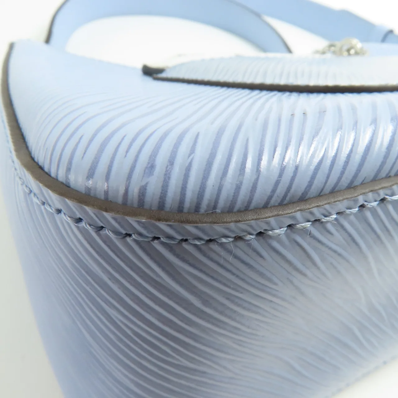 LOUIS VUITTON Marelle M59486 兩用包 牛皮 藍色 / Blue 牛皮 中古品B - 縮圖 6