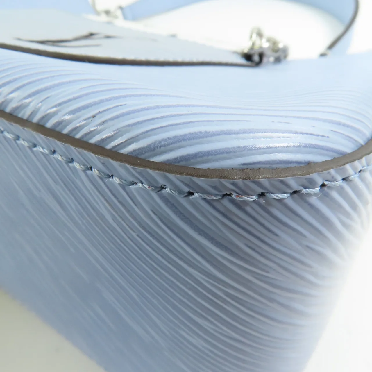 LOUIS VUITTON Marelle M59486 兩用包 牛皮 藍色 / Blue 牛皮 中古品B - 縮圖 7