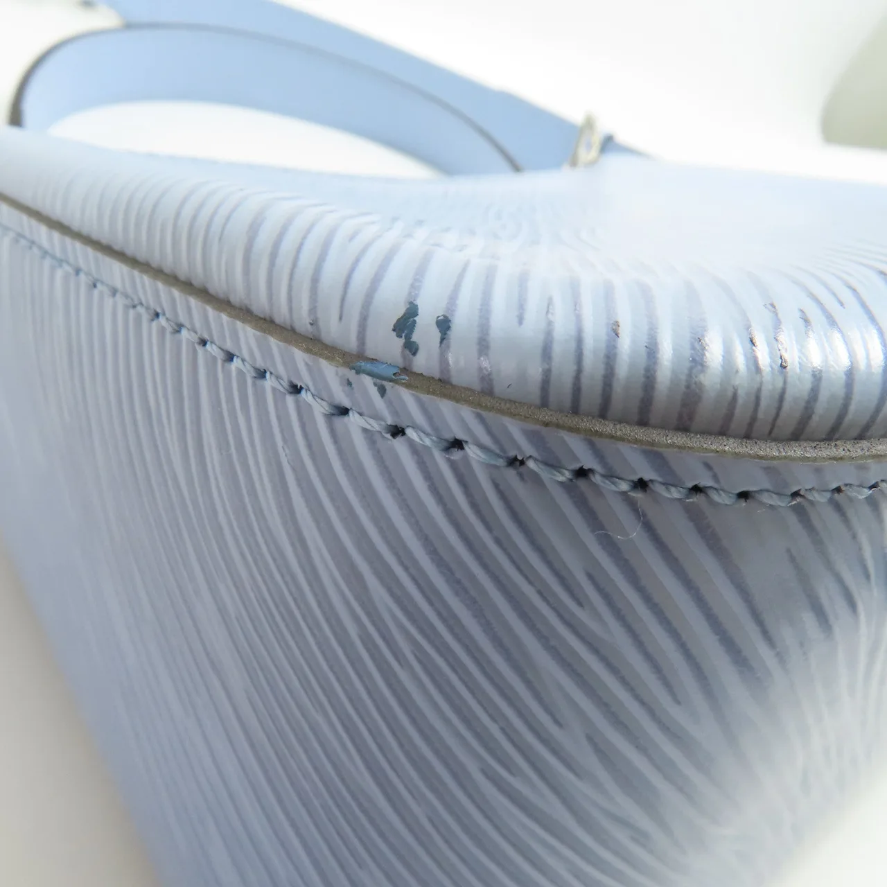 LOUIS VUITTON Marelle M59486 兩用包 牛皮 藍色 / Blue 牛皮 中古品B - 縮圖 9