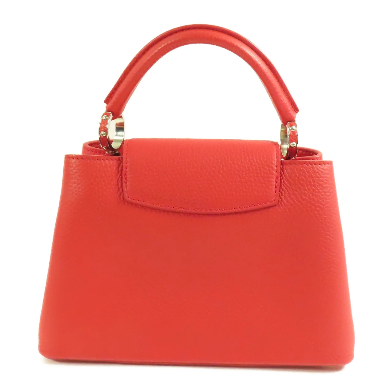 LOUIS VUITTON Capucines M94754 兩用包 牛皮 紅色 / Red 牛皮 中古品A - 縮圖 2