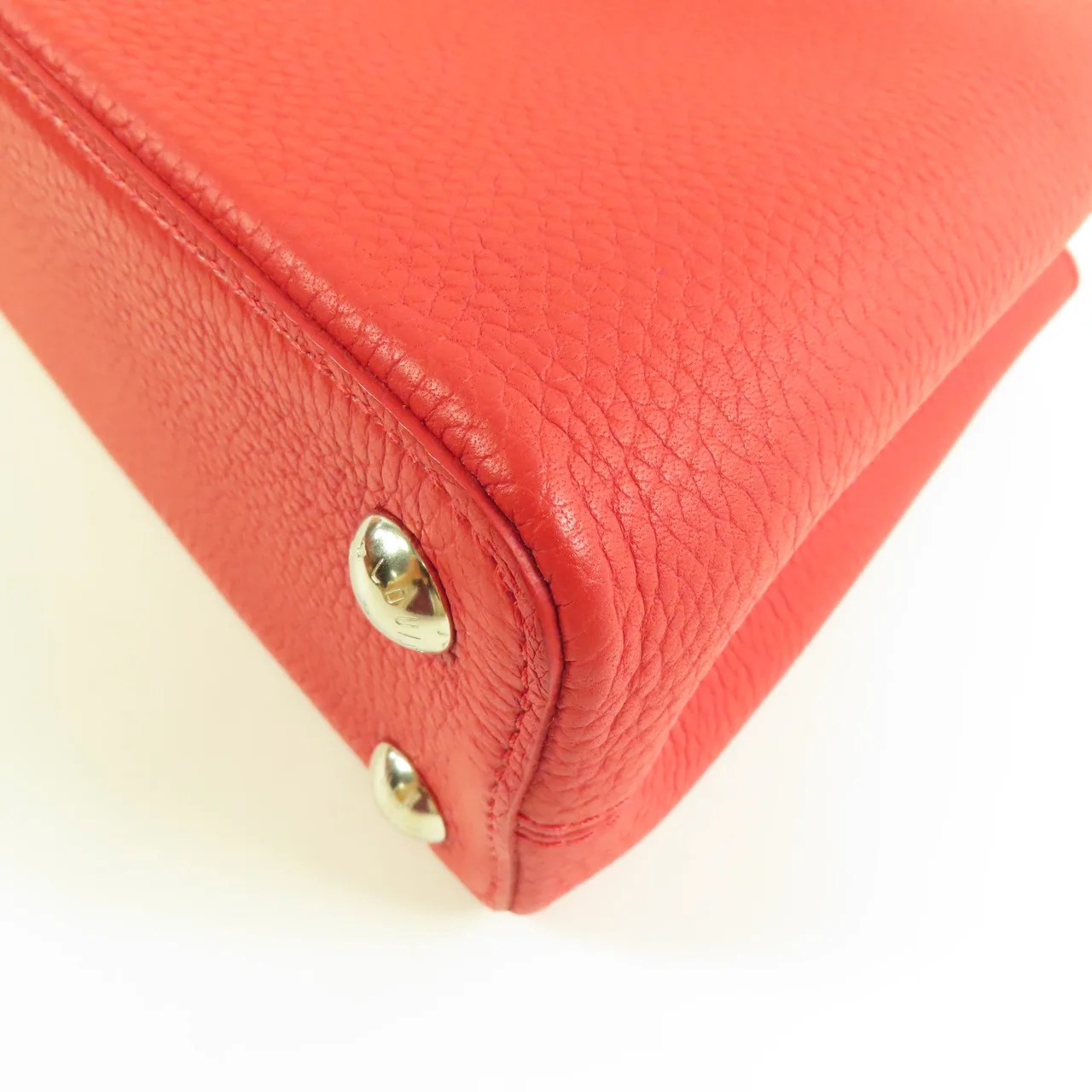 LOUIS VUITTON Capucines M94754 兩用包 牛皮 紅色 / Red 牛皮 中古品A - 縮圖 14