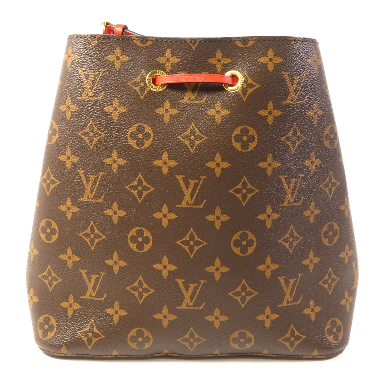 LOUIS VUITTON NeoNoe M44021 肩背包 塗層帆布 紅色 / 棕色 / Brown/Red 塗層帆布 中古品A - 縮圖 2