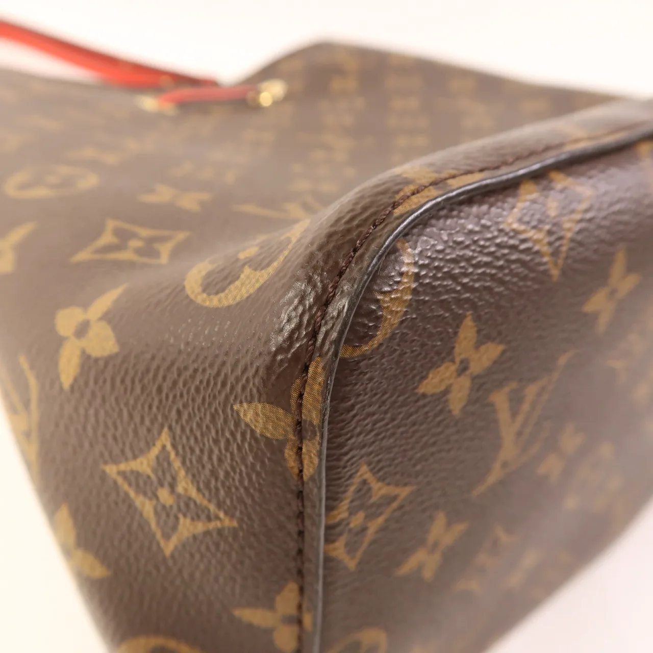 LOUIS VUITTON NeoNoe M44021 肩背包 塗層帆布 紅色 / 棕色 / Brown/Red 塗層帆布 中古品A - 縮圖 13